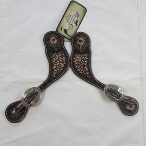 Professional's Choice Chocolate Confection Spur Straps - 3P9105